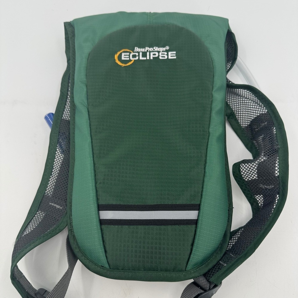 Bass Pro Shops Eclipse‎ 50oz 1.5L Hydration Pack Green Hiking Backpack HP013 NEW